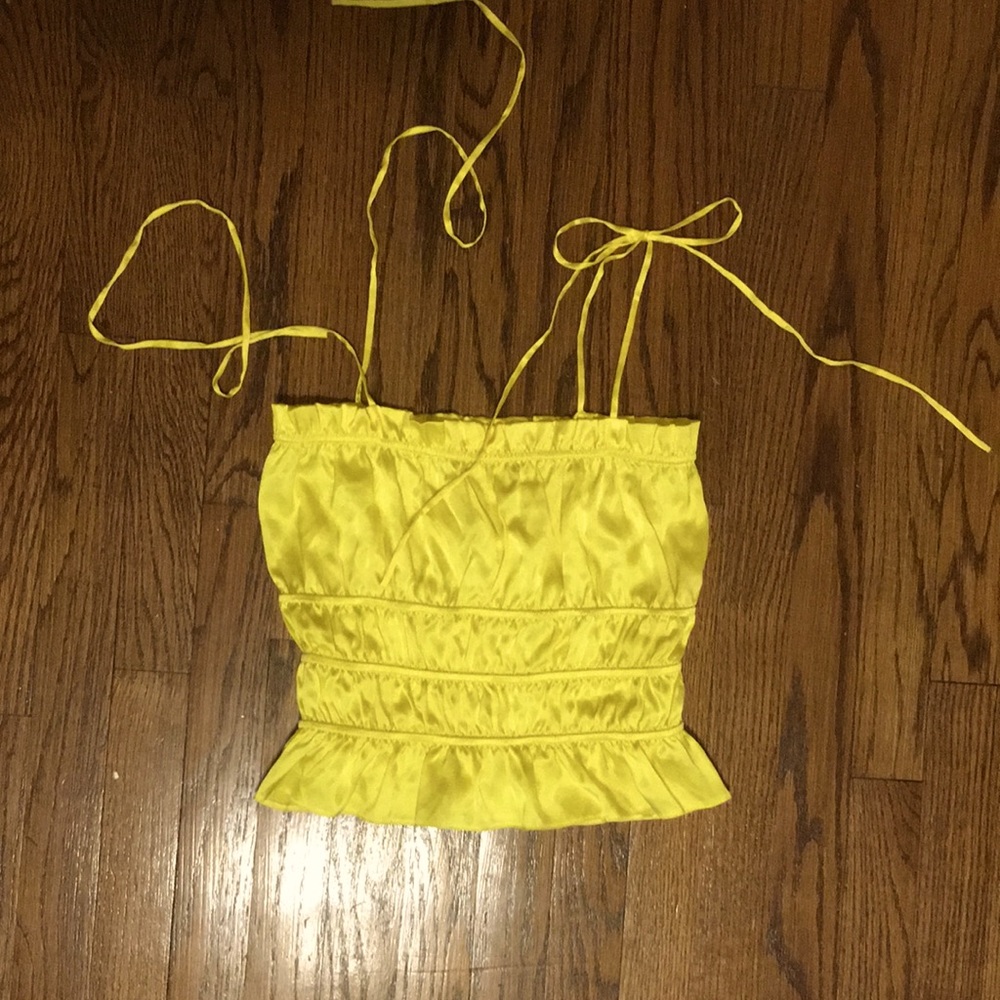 Silk Roads by Adriana Iglesias Petra Smocked Ruffle Blouse Top